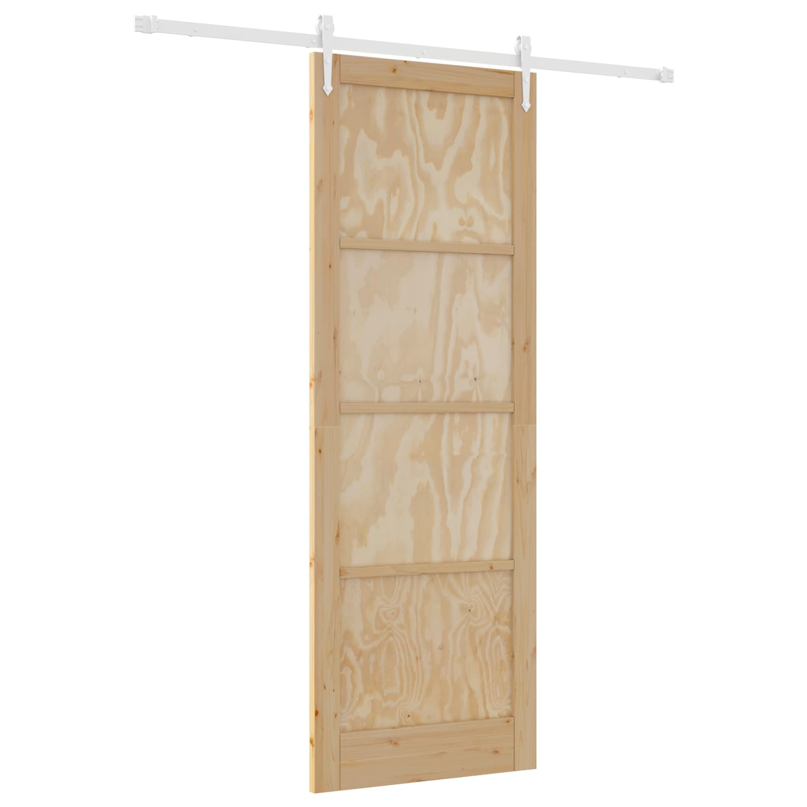 Klizna vrata ORKDAL Prirodna i bijela 83 x 232 cm