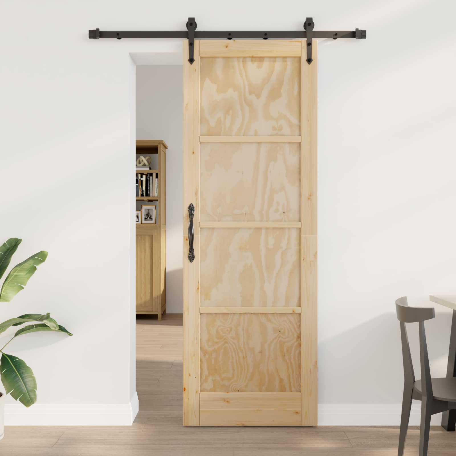 Klizna vrata ORKDAL Prirodna 73,5 x 211 cm Masivna borovina