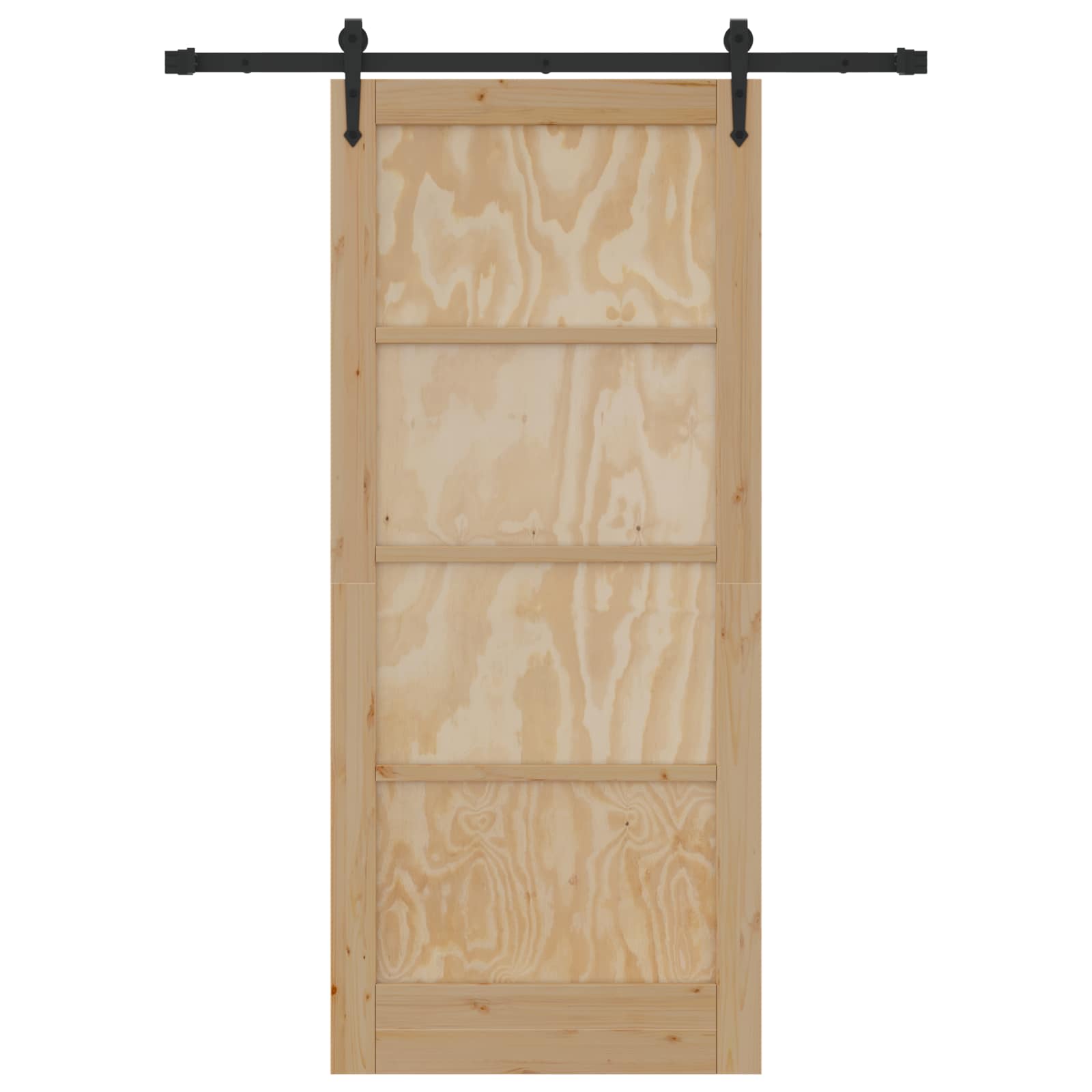 Klizna vrata ORKDAL Prirodna 86 x 198,5 cm Masivna borovina