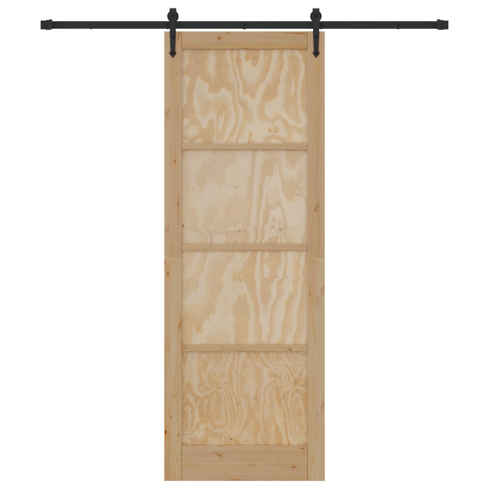Klizna vrata ORKDAL Prirodna 83 x 232 cm Masivna borovina