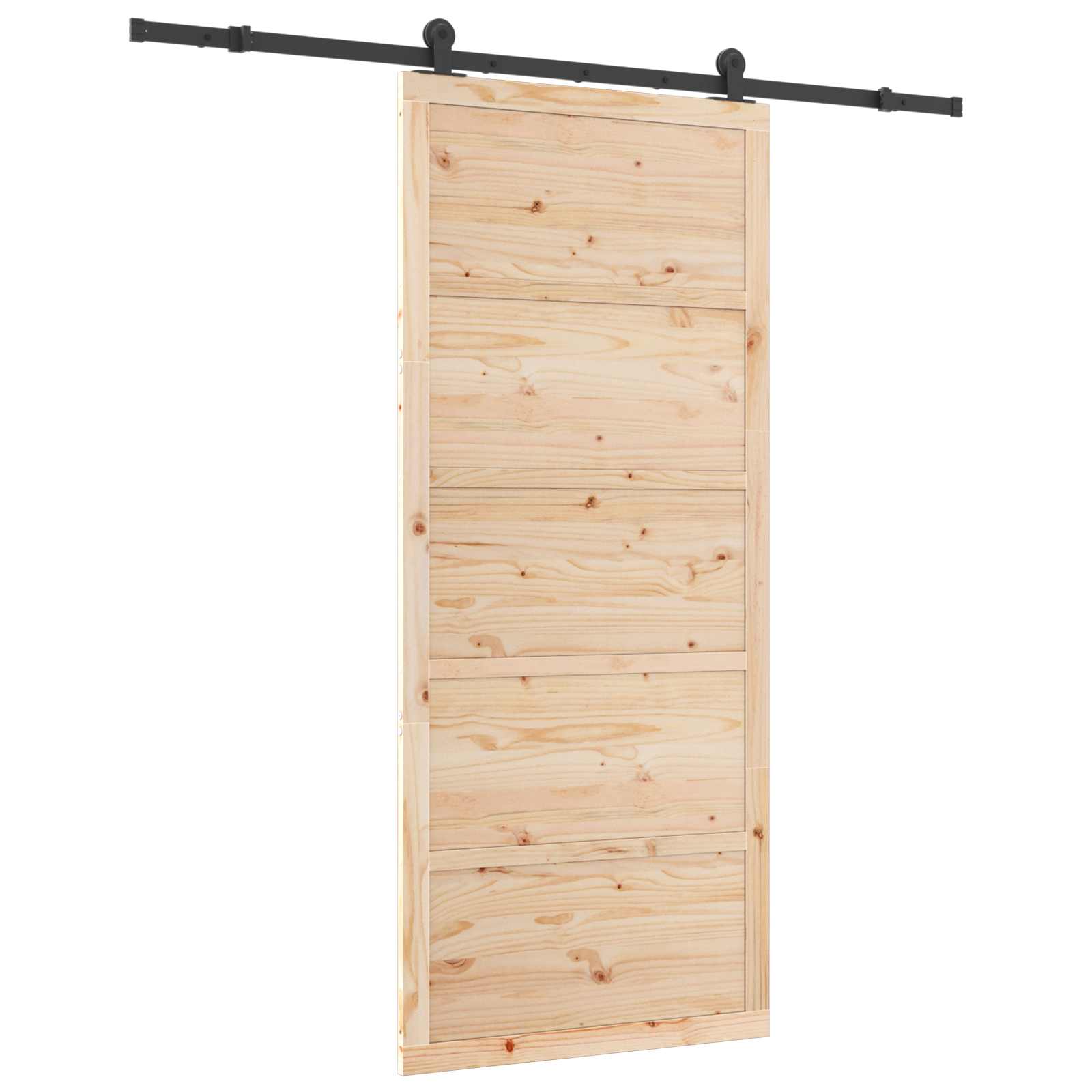 Klizna vrata Prirodna 100 x 208 cm Masivna borovina
