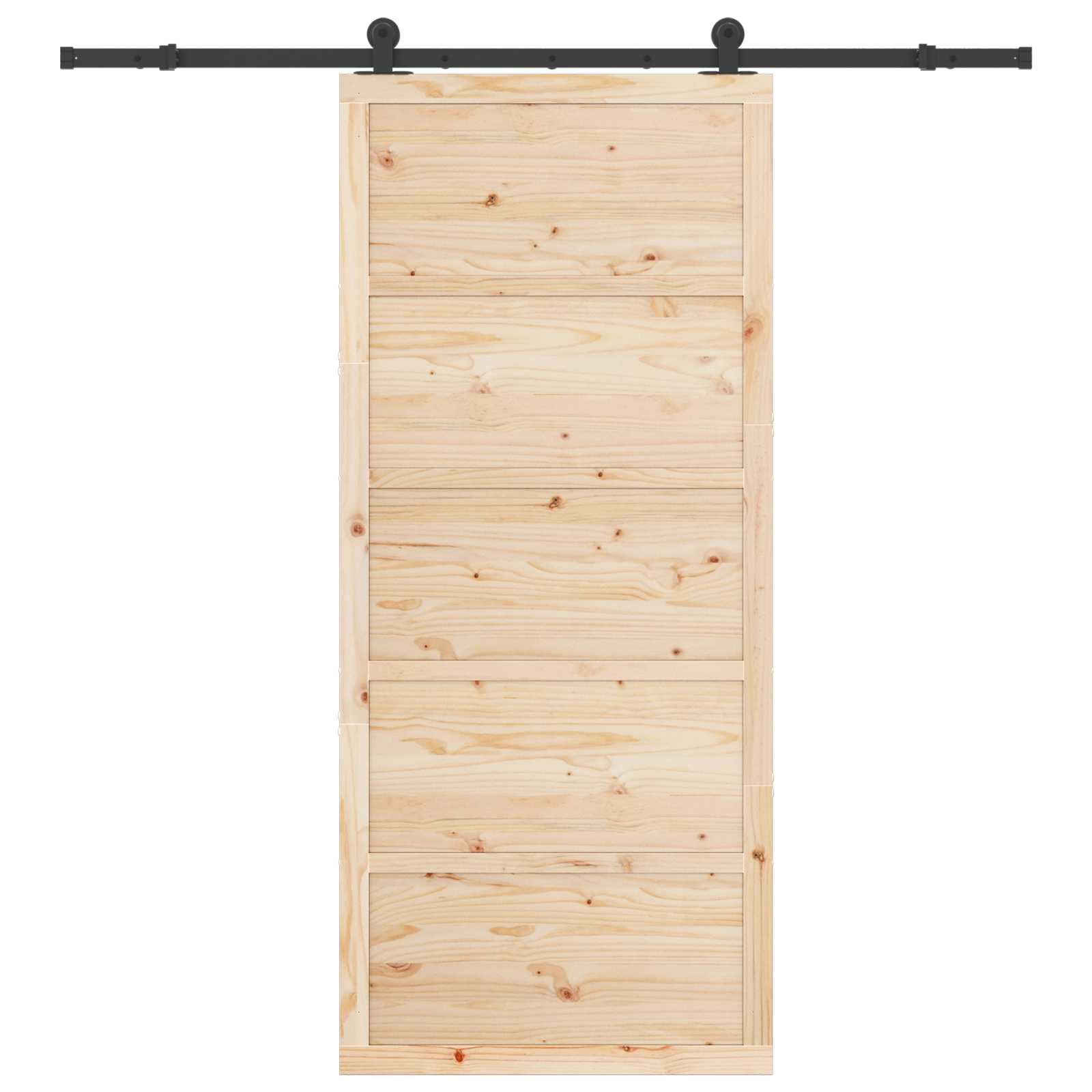 Klizna vrata Prirodna 100 x 208 cm Masivna borovina