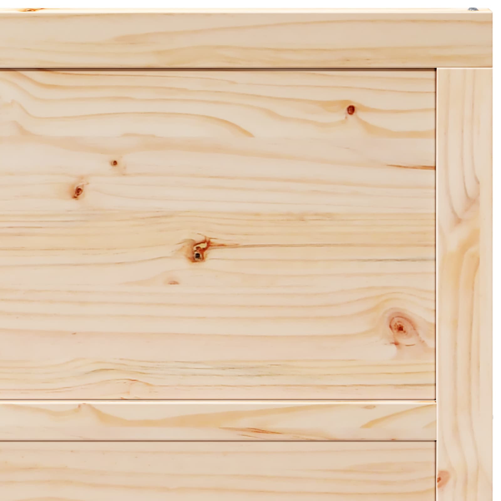 Klizna vrata 100 x 208 cm Masivna borovina Prirodna