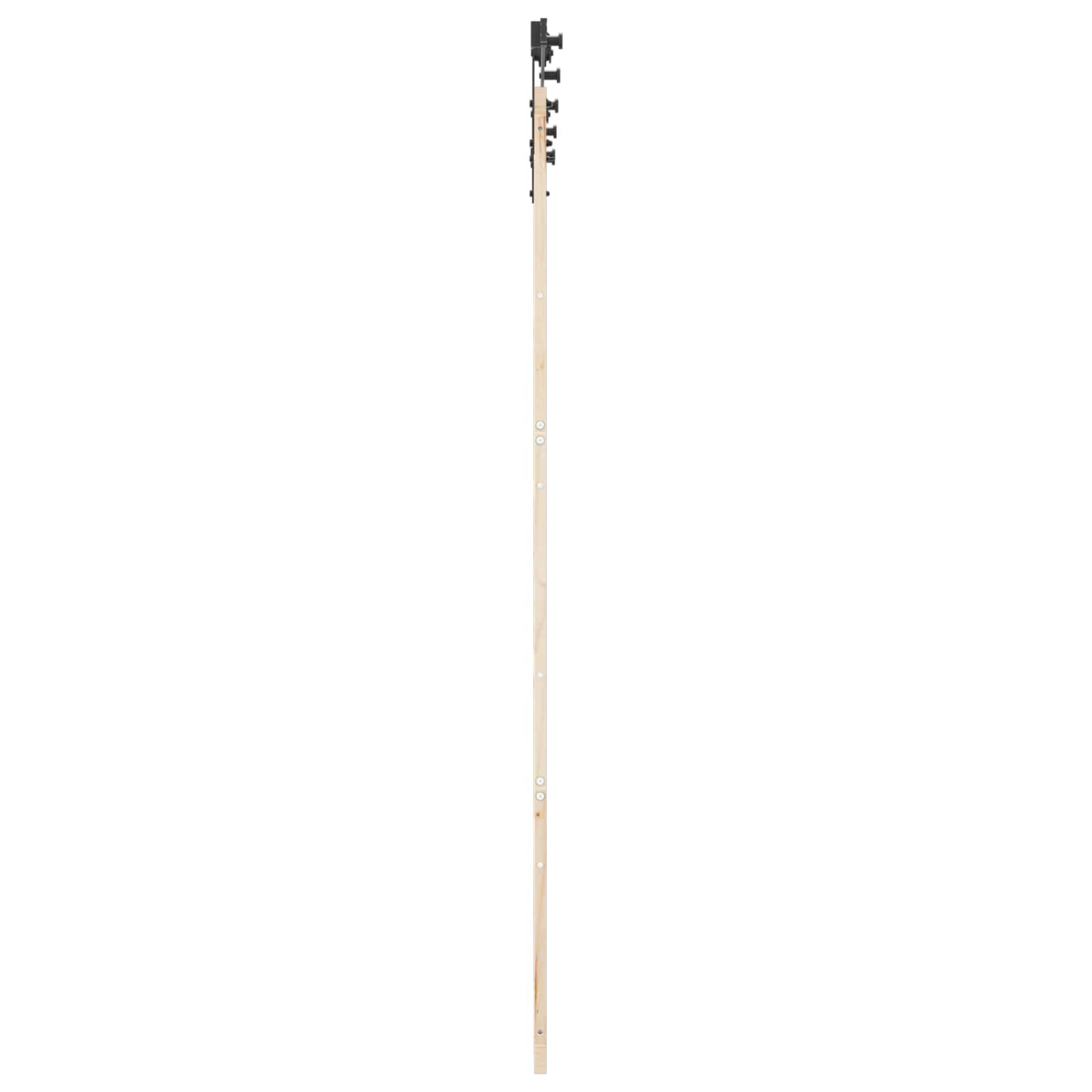 Klizna vrata 100 x 208 cm Masivna borovina Prirodna