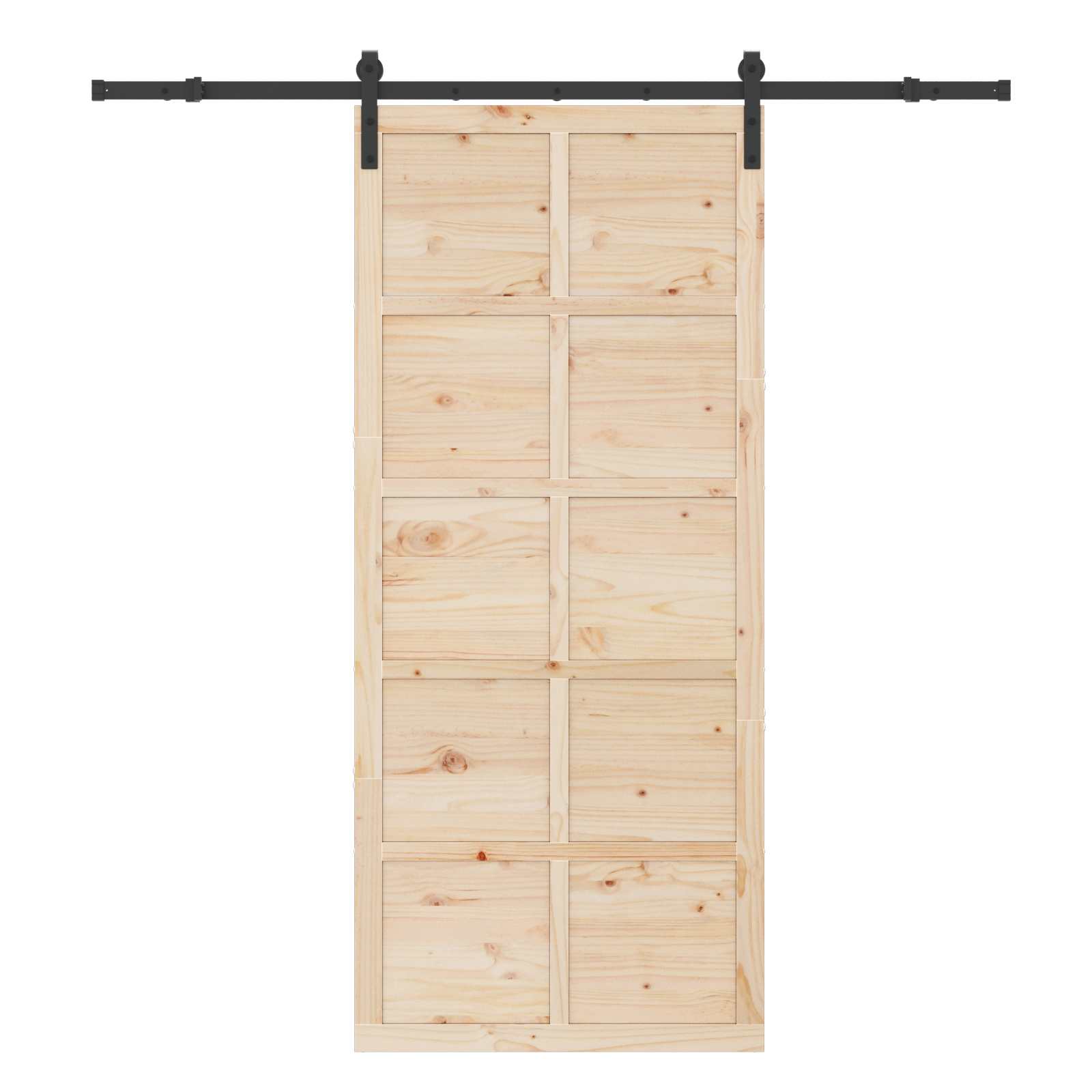 Klizna vrata Prirodna 80 x 208 cm Masivna borovina