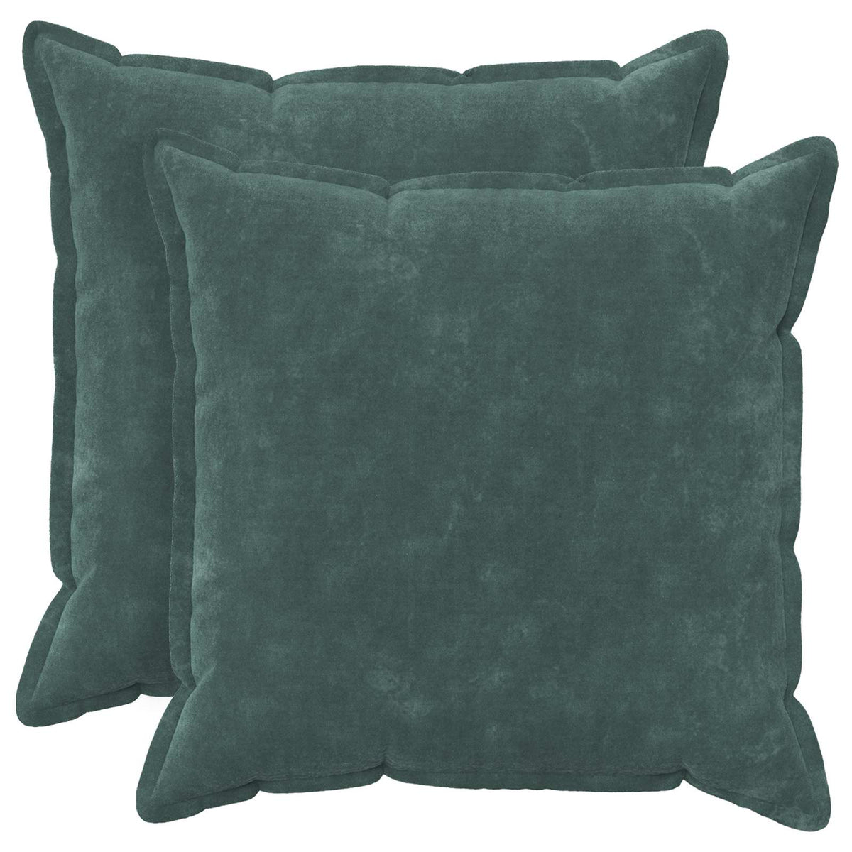 Jastuk 2 kom. HOUTEN Morska plava 80 x 80 cm Mikrofibra Flis