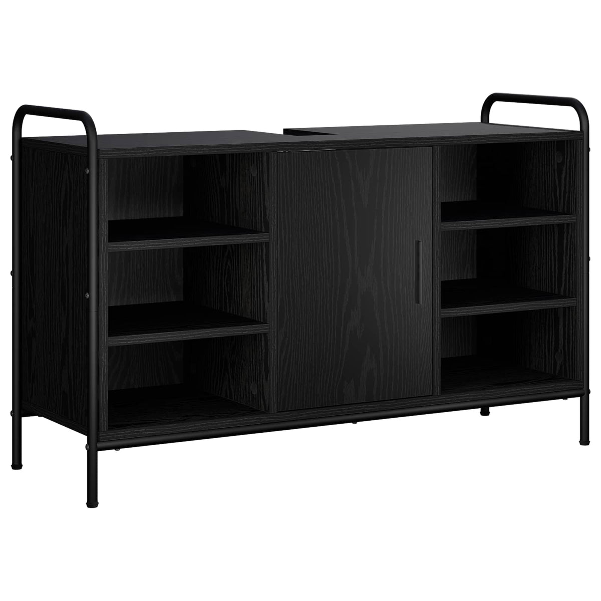 Set ormarića za kupaonicu 3 kom. Crni hrast 40 x 36 x 200,5 cm