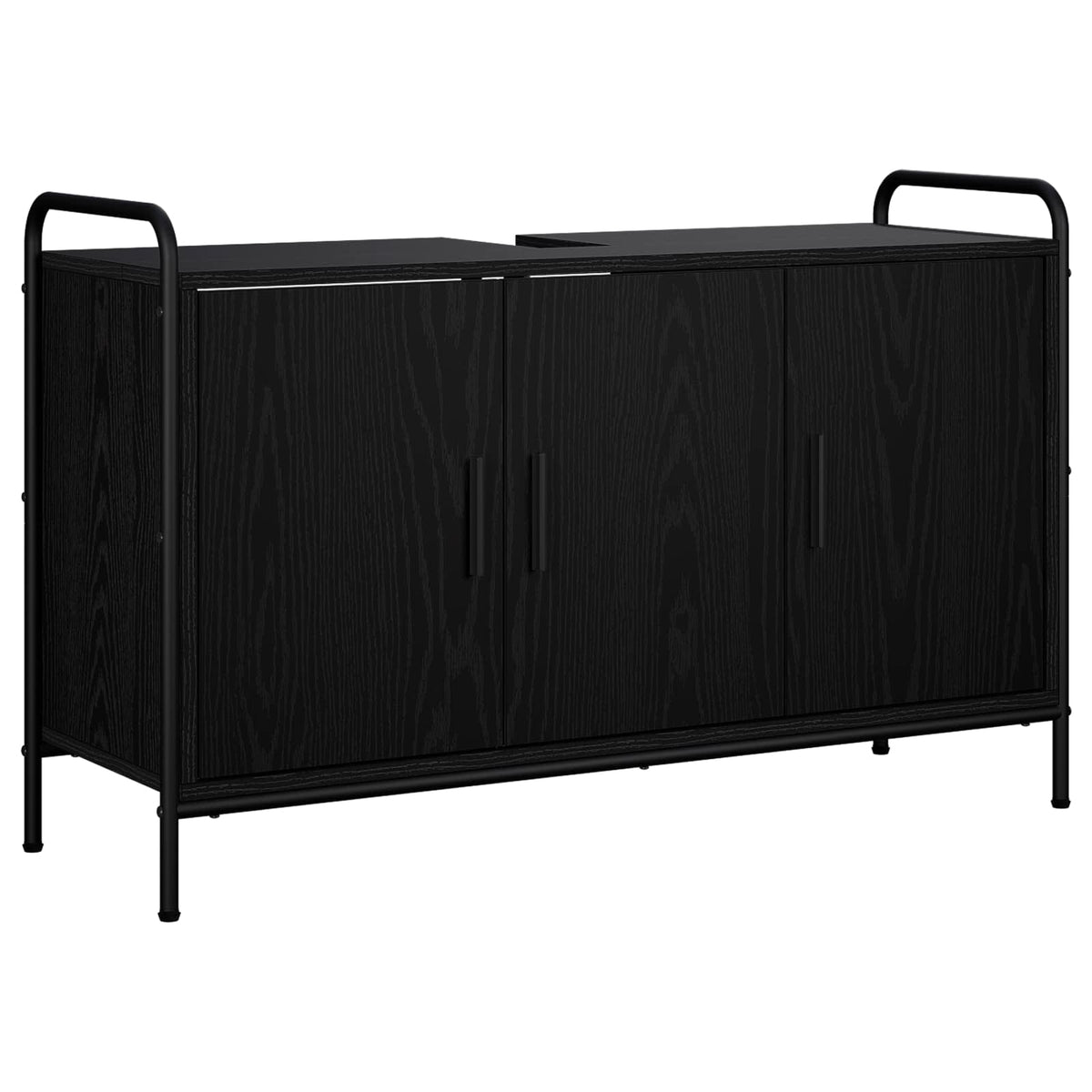 Set ormarića za kupaonicu 4 kom. Crni hrast 40 x 36 x 181 cm