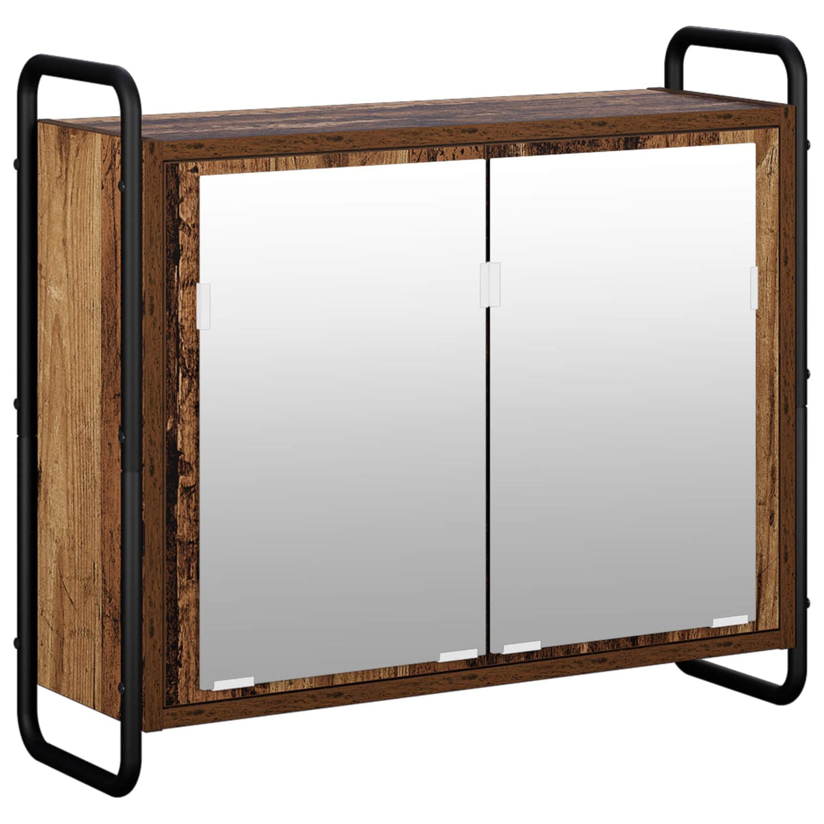 Set ormarića za kupaonicu 4 kom. Staro drvo 40 x 36 x 200,5 cm
