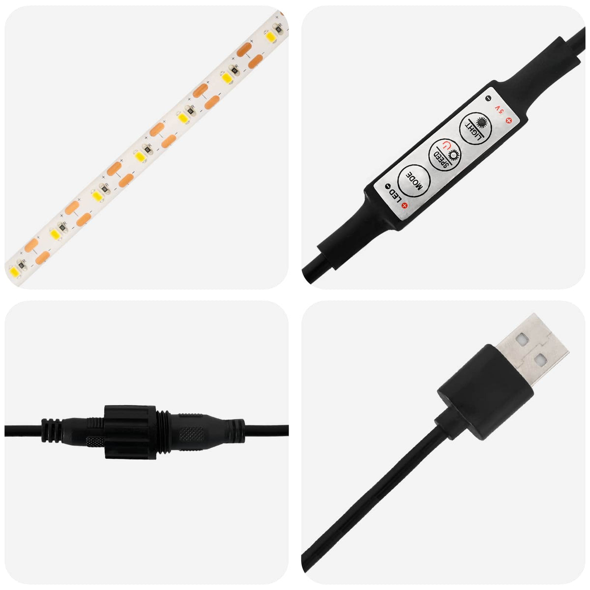 Vrtna posuda za sadnju s LED svjetlom Srebrna 40 x 100 x 40 cm