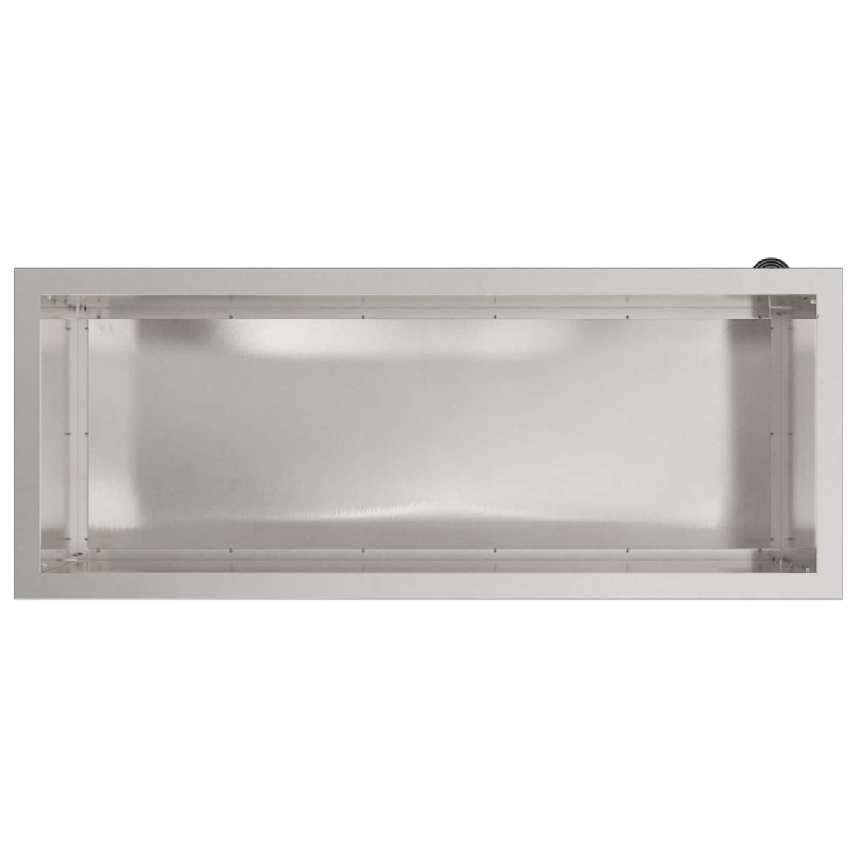 Vrtna posuda za sadnju s LED svjetlom Srebrna 40 x 100 x 40 cm