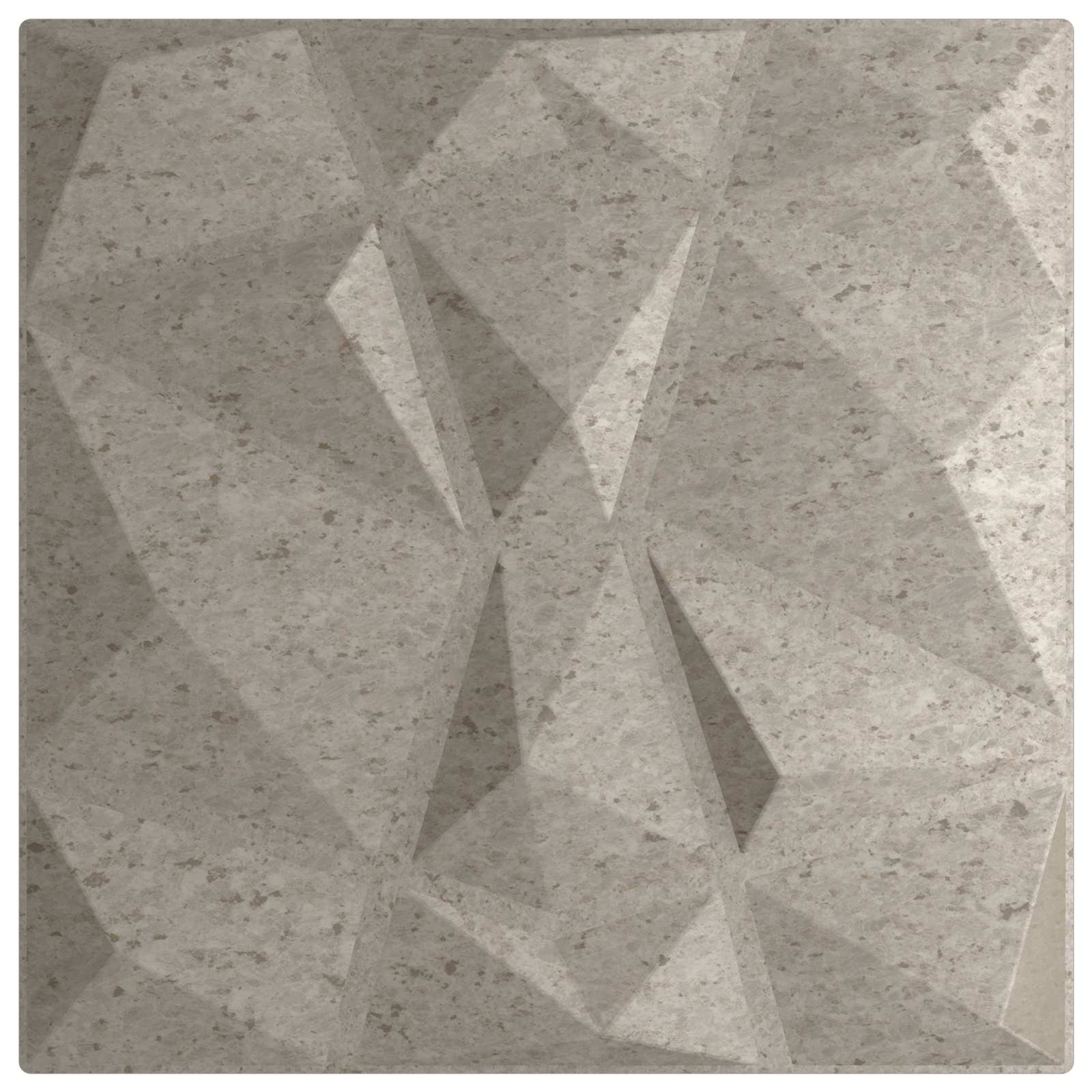 Zidne panele 24 pcs Betonska siva 50 x 50 cm XPS pjena