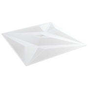 Zidne panele 12 pcs Bijela zvijezda 50 x 50 cm XPS pjena