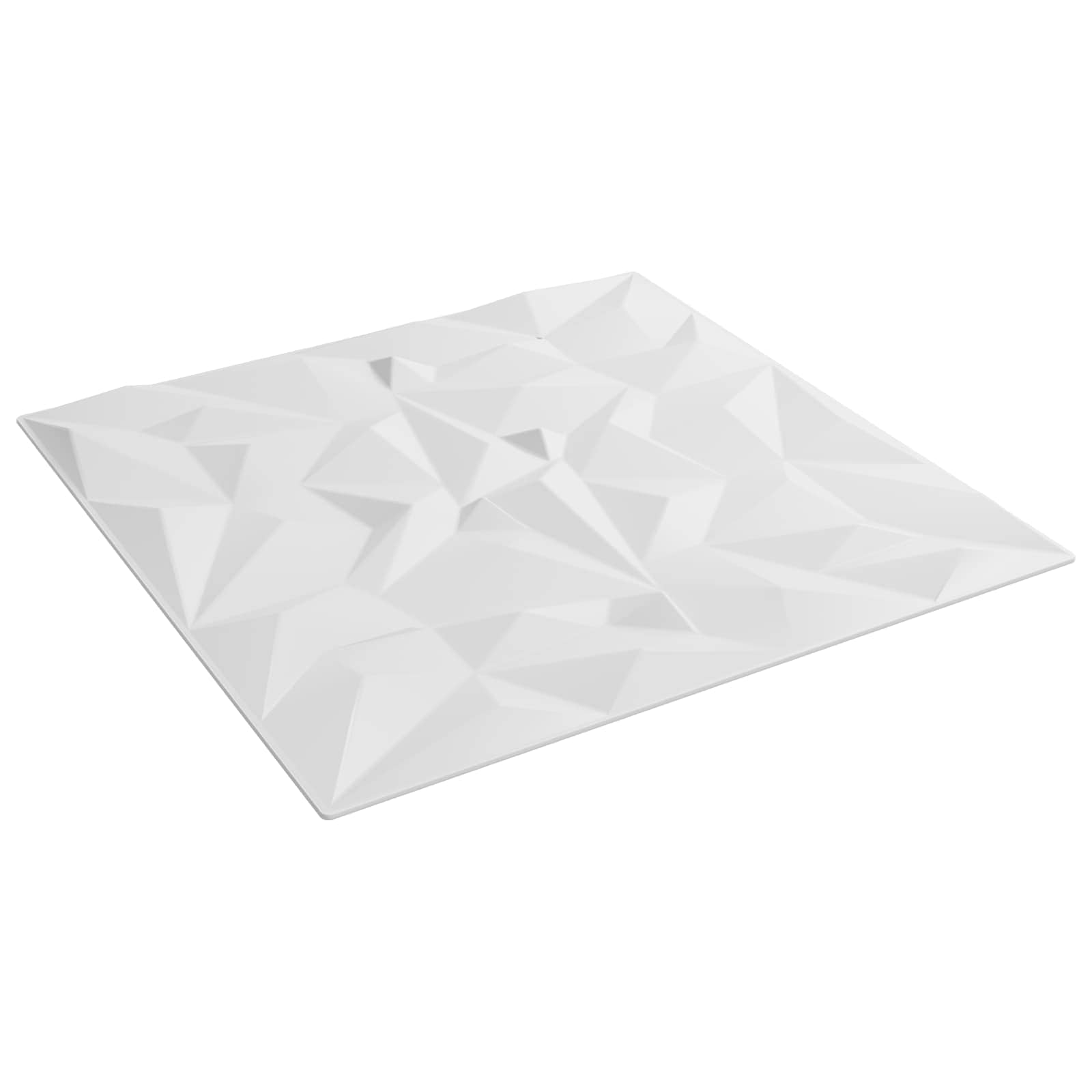 Zidne panele 12 pcs Bijela 50 x 50 cm XPS pjena