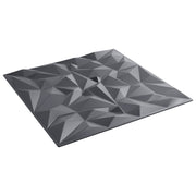 Zidne panele 24 pcs Ametist siva 50 x 50 cm XPS pjena