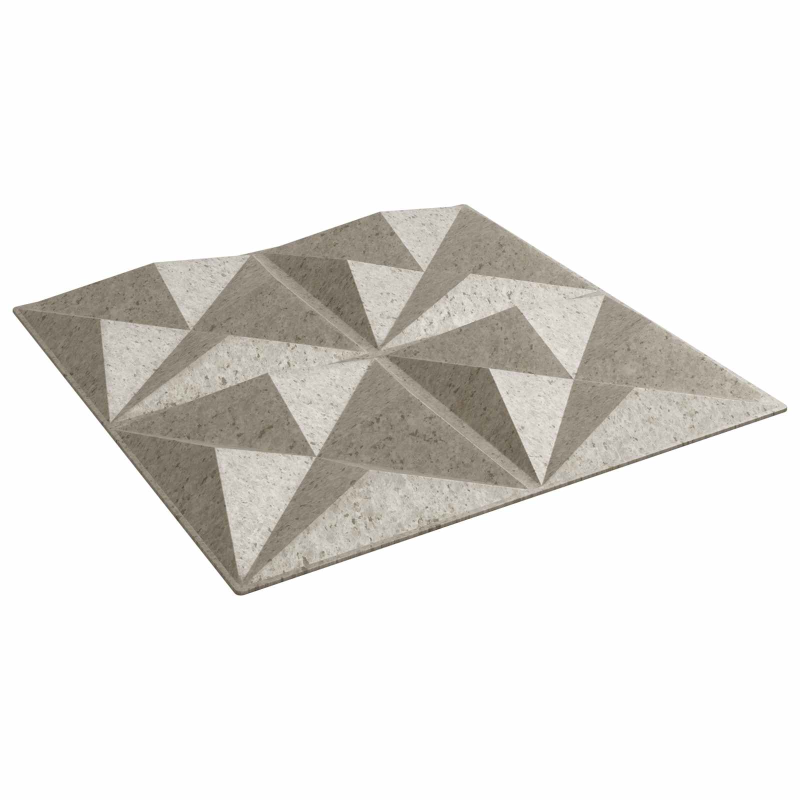 Zidne panele 24 pcs Origami beton 50 x 50 cm XPS pjena