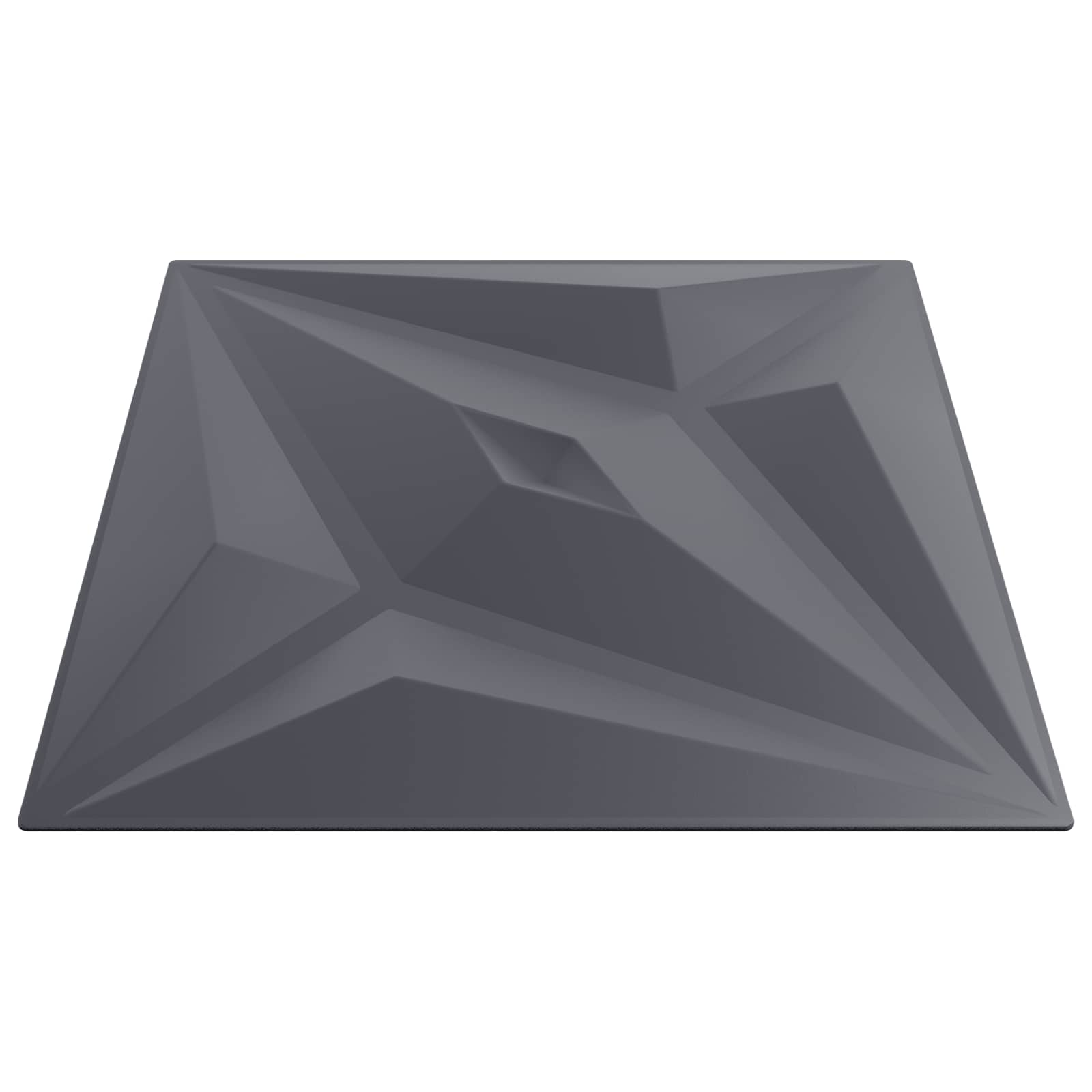 Zidne panele Zvijezda 48 pcs Zvijezda siva 50 x 50 cm XPS pjena