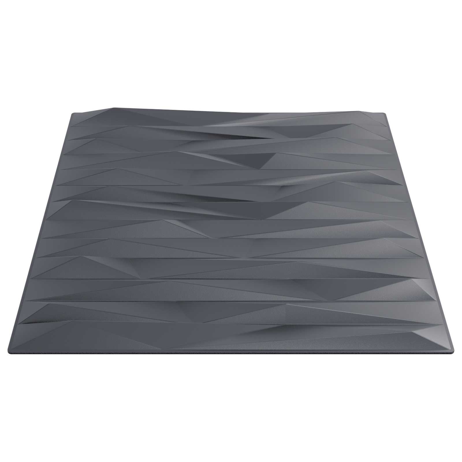 Zidne panele 12 pcs Siva od kamena 50 x 50 cm XPS pjena