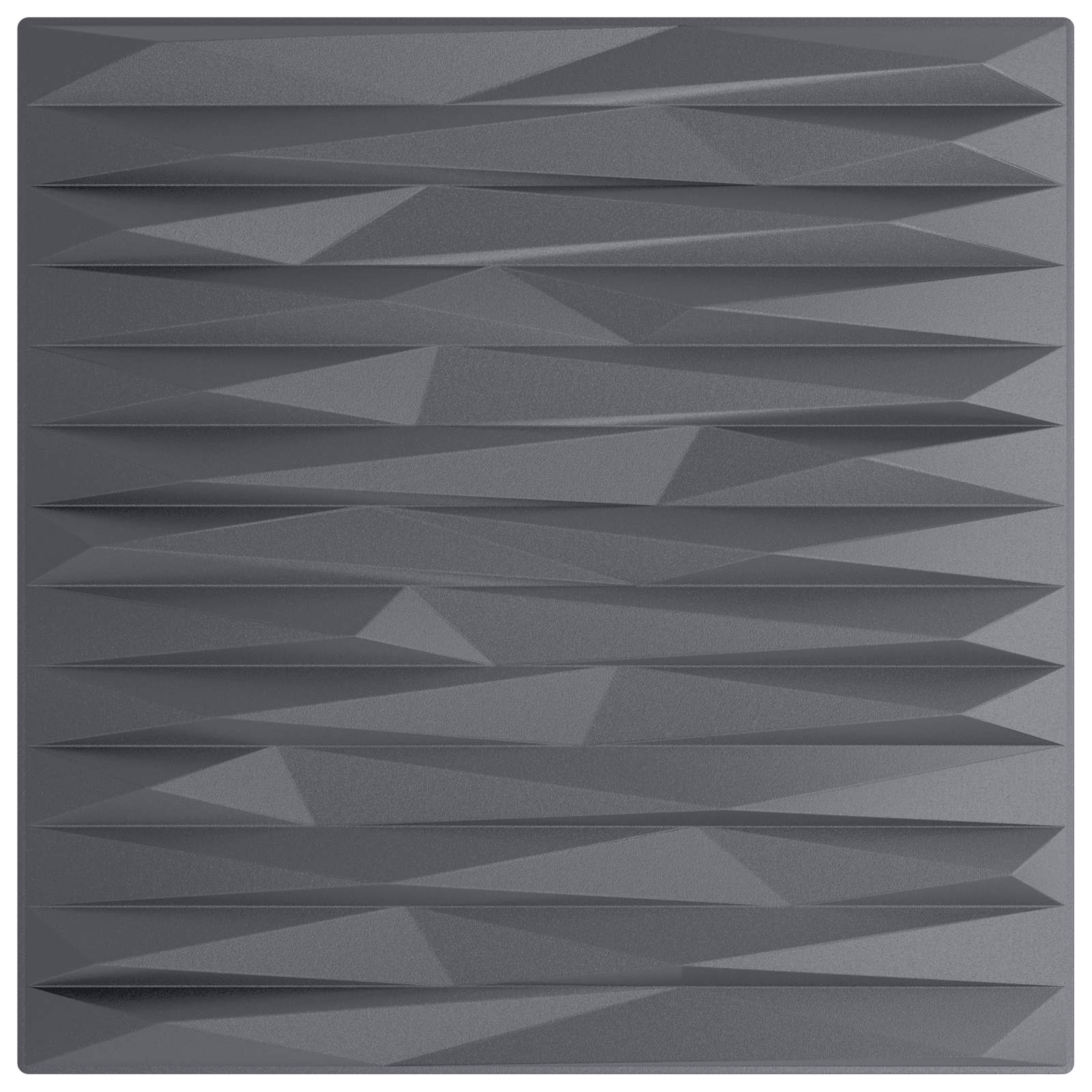 Zidne panele 12 pcs Siva od kamena 50 x 50 cm XPS pjena