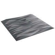 Zidne panele 48 pcs Siva od kamena 50 x 50 cm XPS pjena
