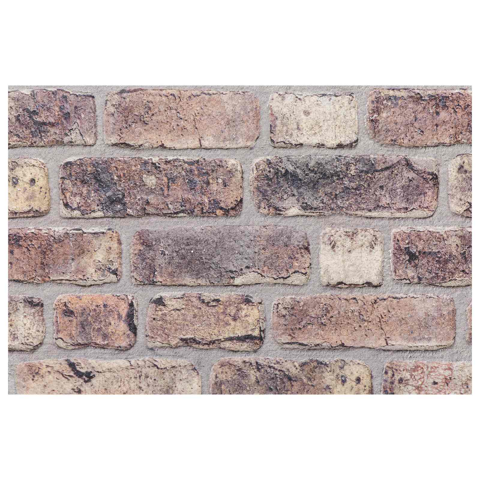 Zidne panele 10 pcs Tamno smeđa 100 x 50 cm EPS pjena