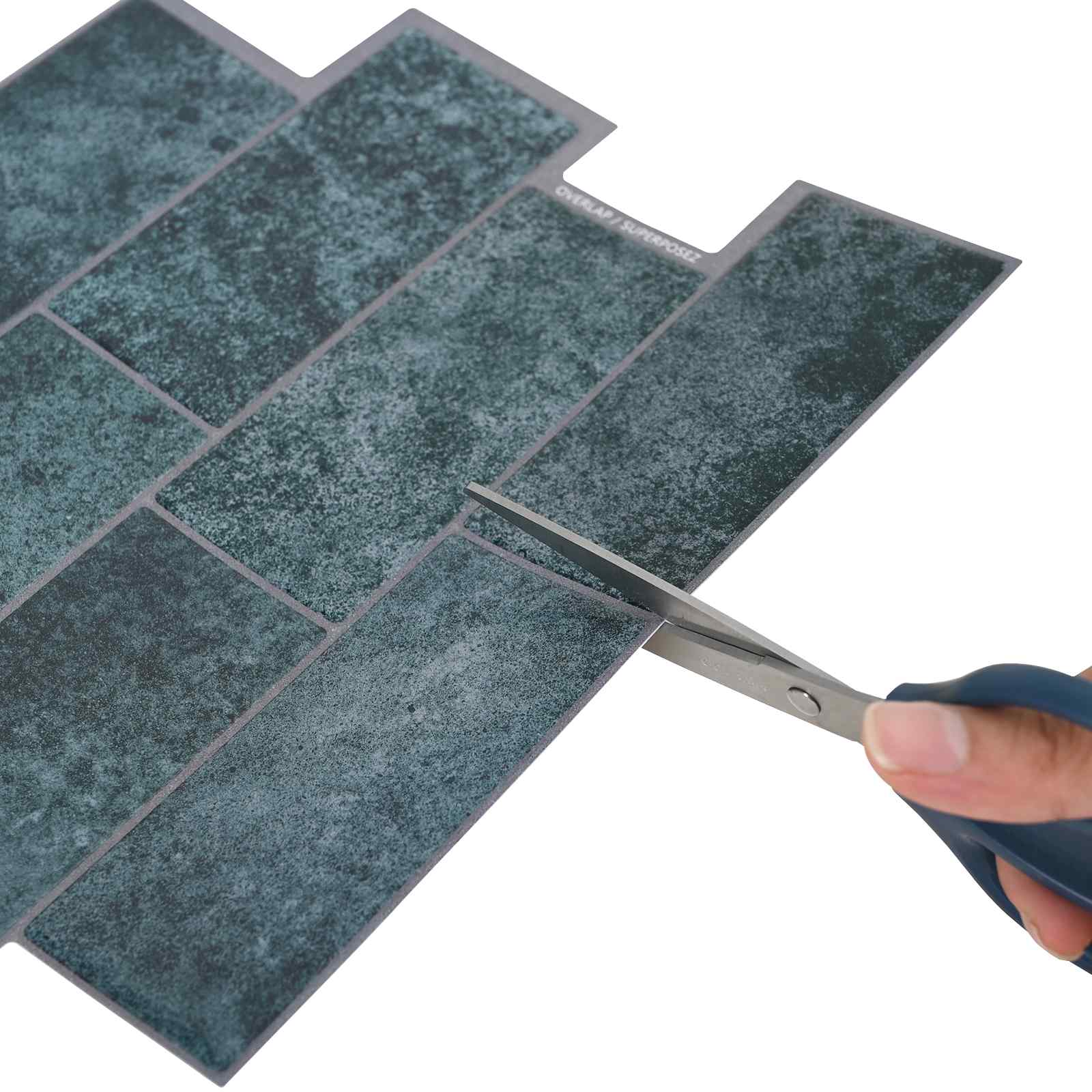 Subway pločica 10 pcs Plava Zelena 29 x 21 cm Poliuretan i PET