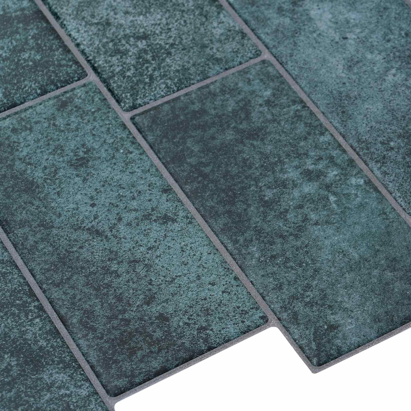 Subway pločica 50 pcs Plava Zelena 29 x 21 cm Poliuretan i PET