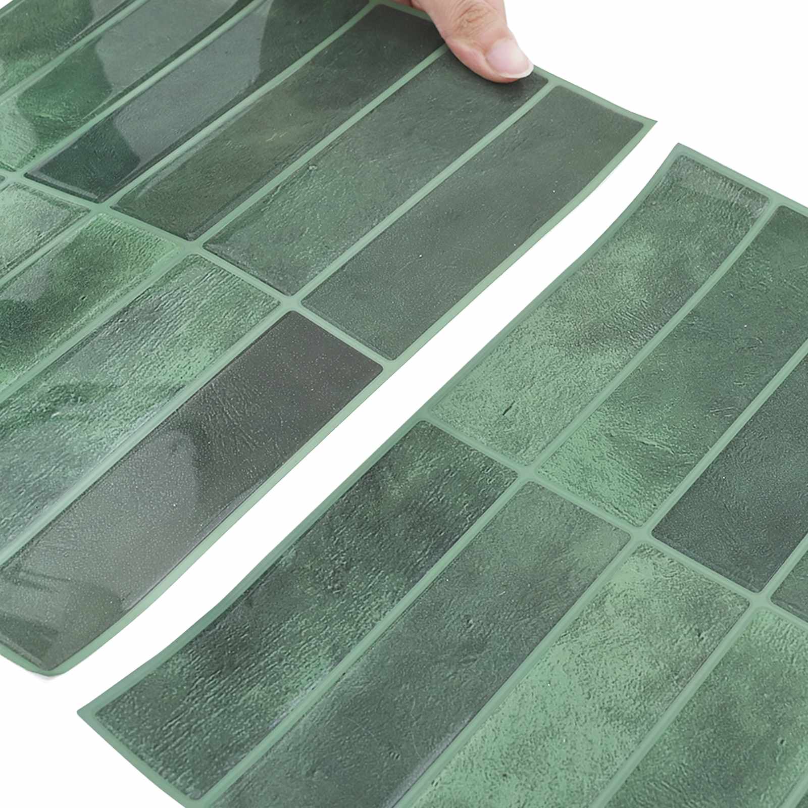 Pravougaona keramika 50 pcs Tamnozelena 29 x 23 x 0,08 cm