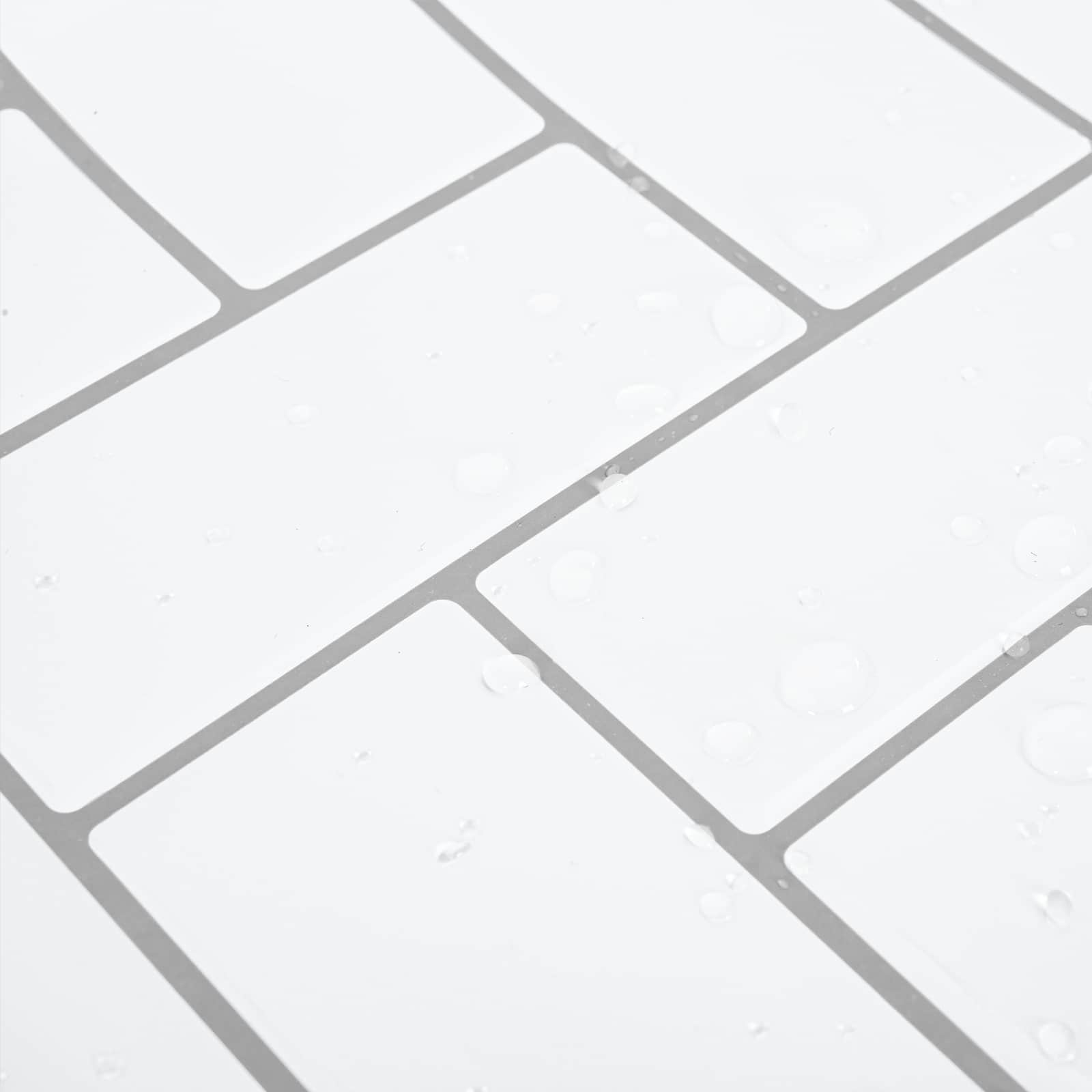 Pločica riblja kost 50 pcs Bijela siva 30 x 30 cm