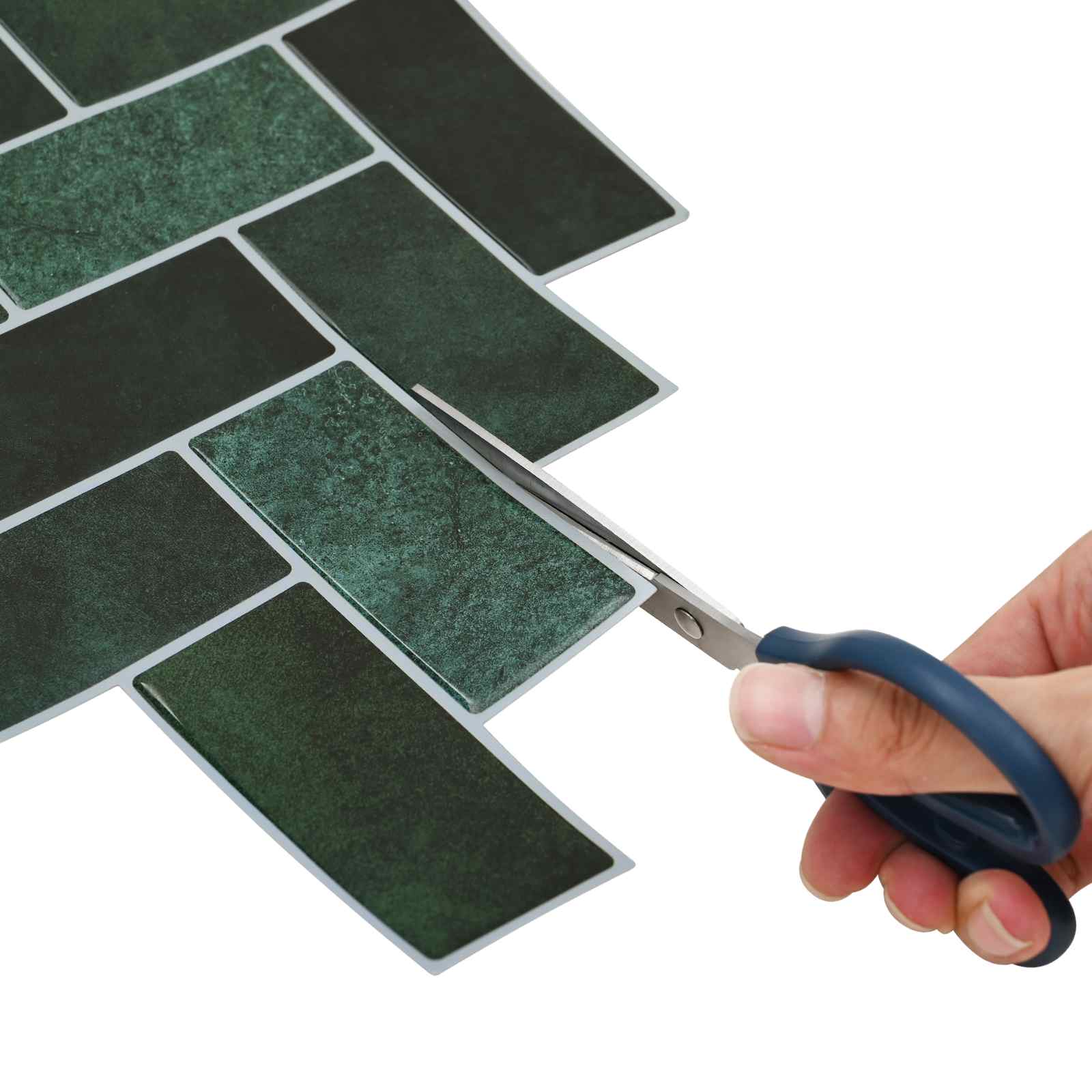 Pločica riblja kost 20 pcs Tamnozelena 30 x 30 cm