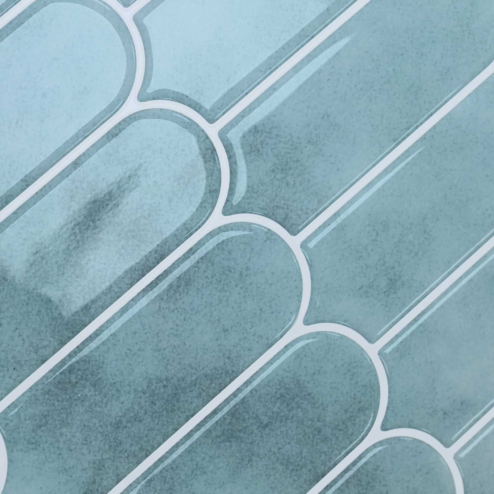 Pernata pločica 50 pcs Zelena 30 x 30 cm Poliuretan i PET