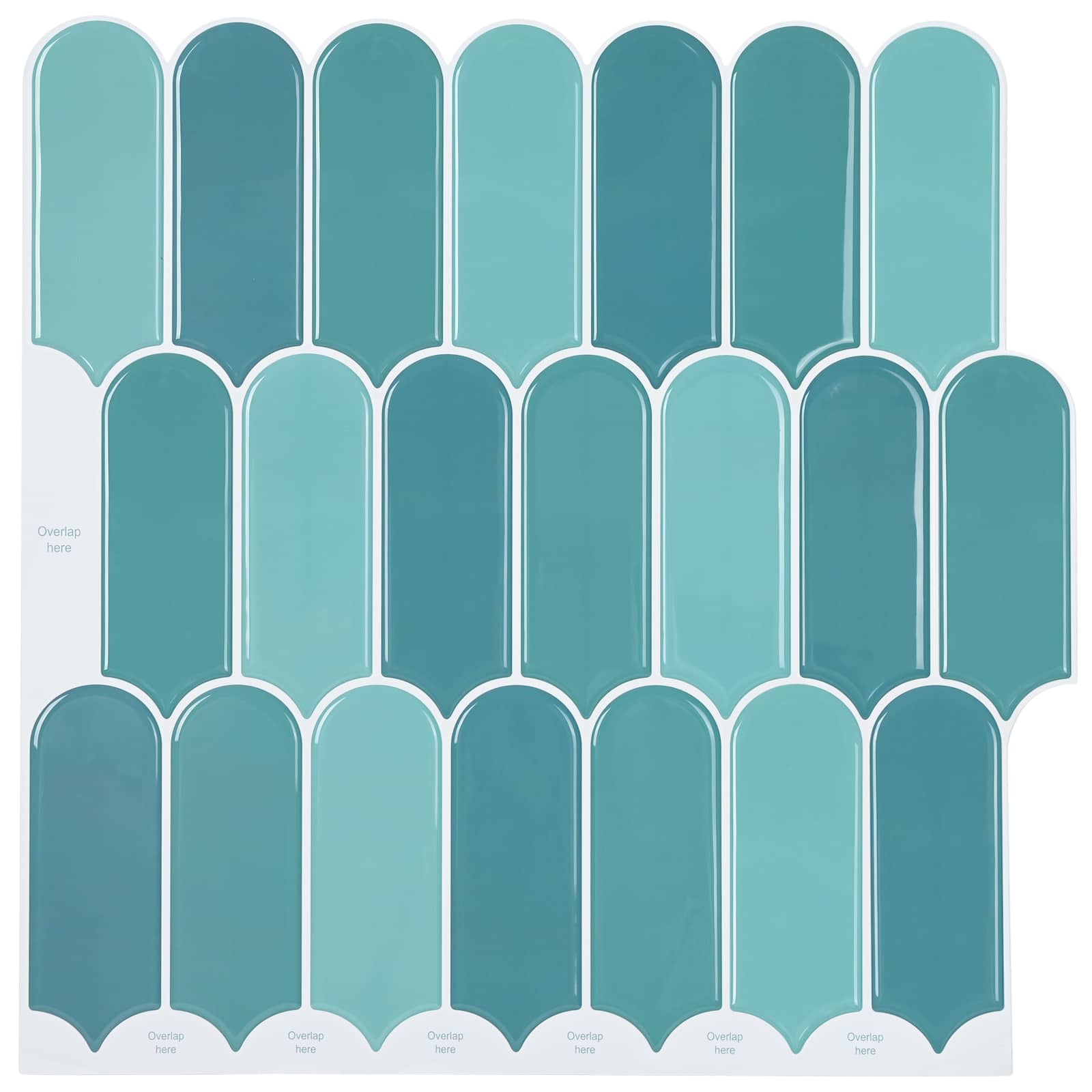 Pernata pločica 10 pcs Plava 30 x 30 cm Poliuretan i PET
