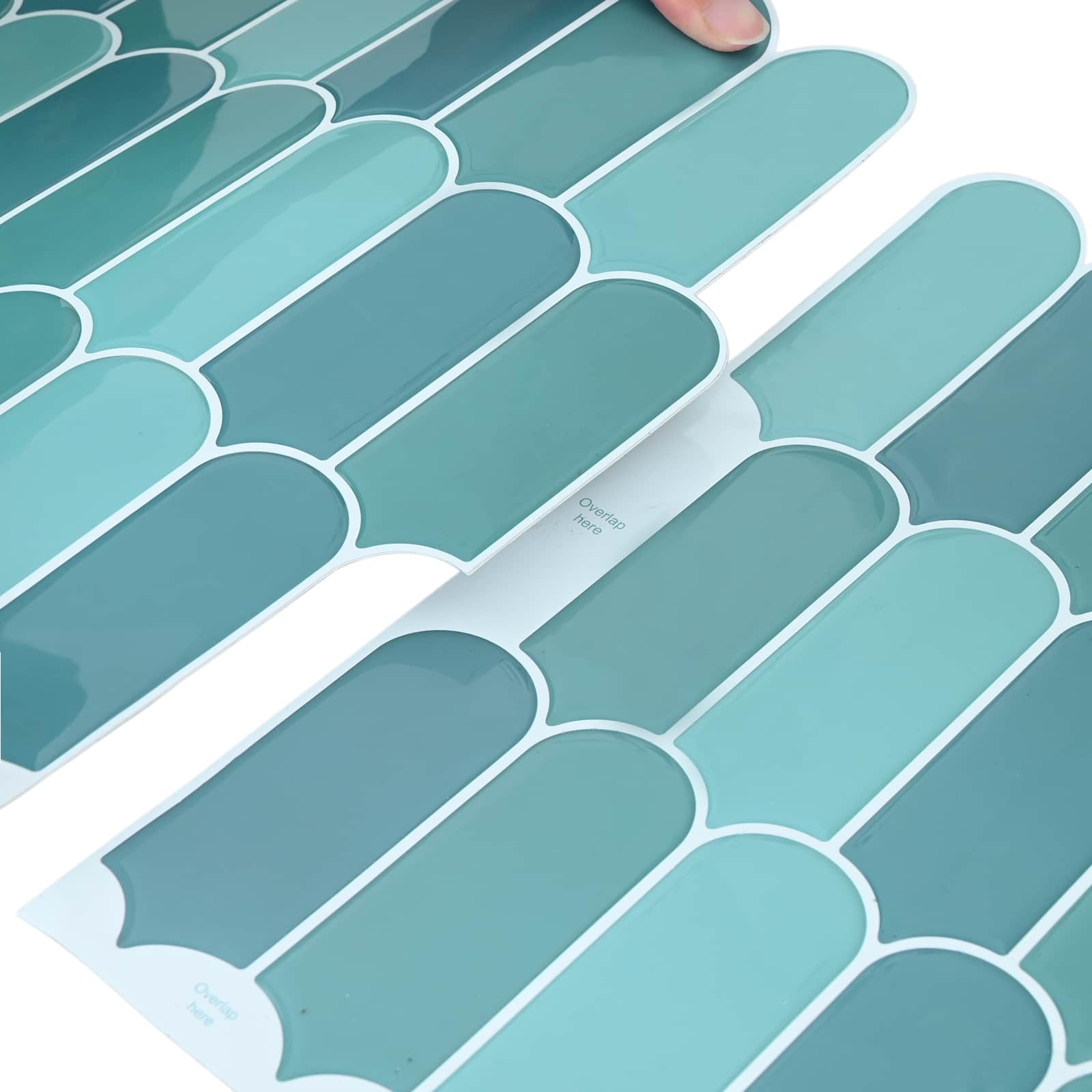 Pernata pločica 20 pcs Plava 30 x 30 cm Poliuretan i PET