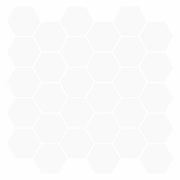 Heksagonska pločica 20 pcs Bijela 30 x 30 cm Poliuretan i PET