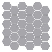Heksagonska pločica 50 pcs Siva 30 x 30 cm Poliuretan i PET