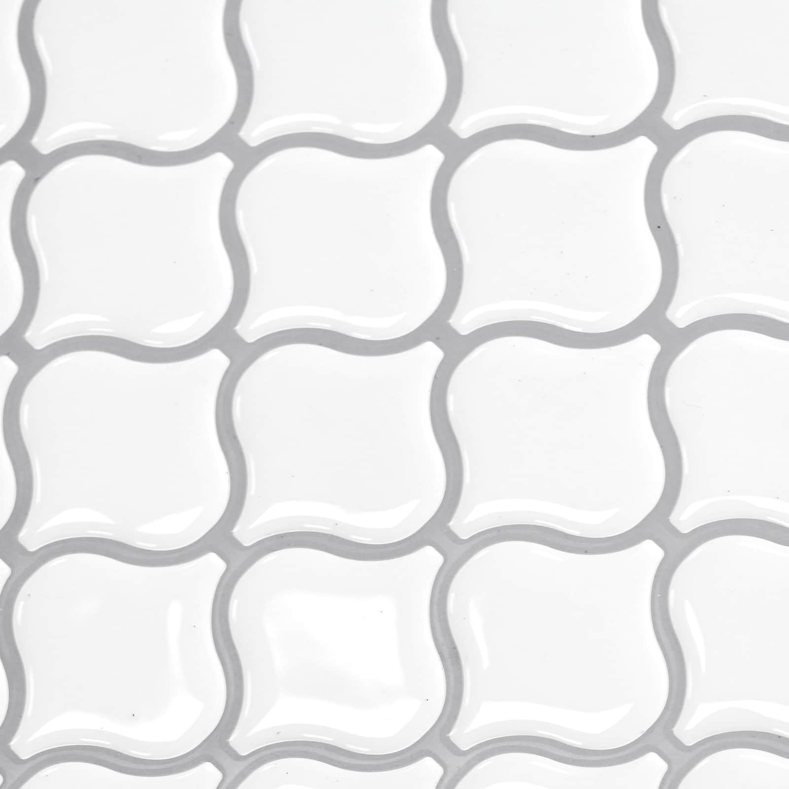 Lanturn ploča 50 pcs Bijela 27 x 27 cm Poliuretan i PET