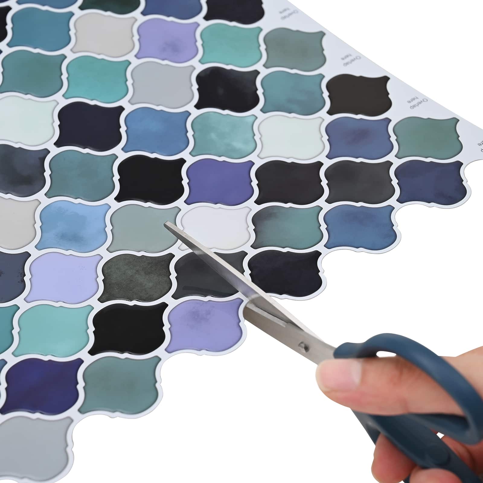 Lanturn ploča 10 pcs Plava Zelena 27 x 27 cm Poliuretan i PET
