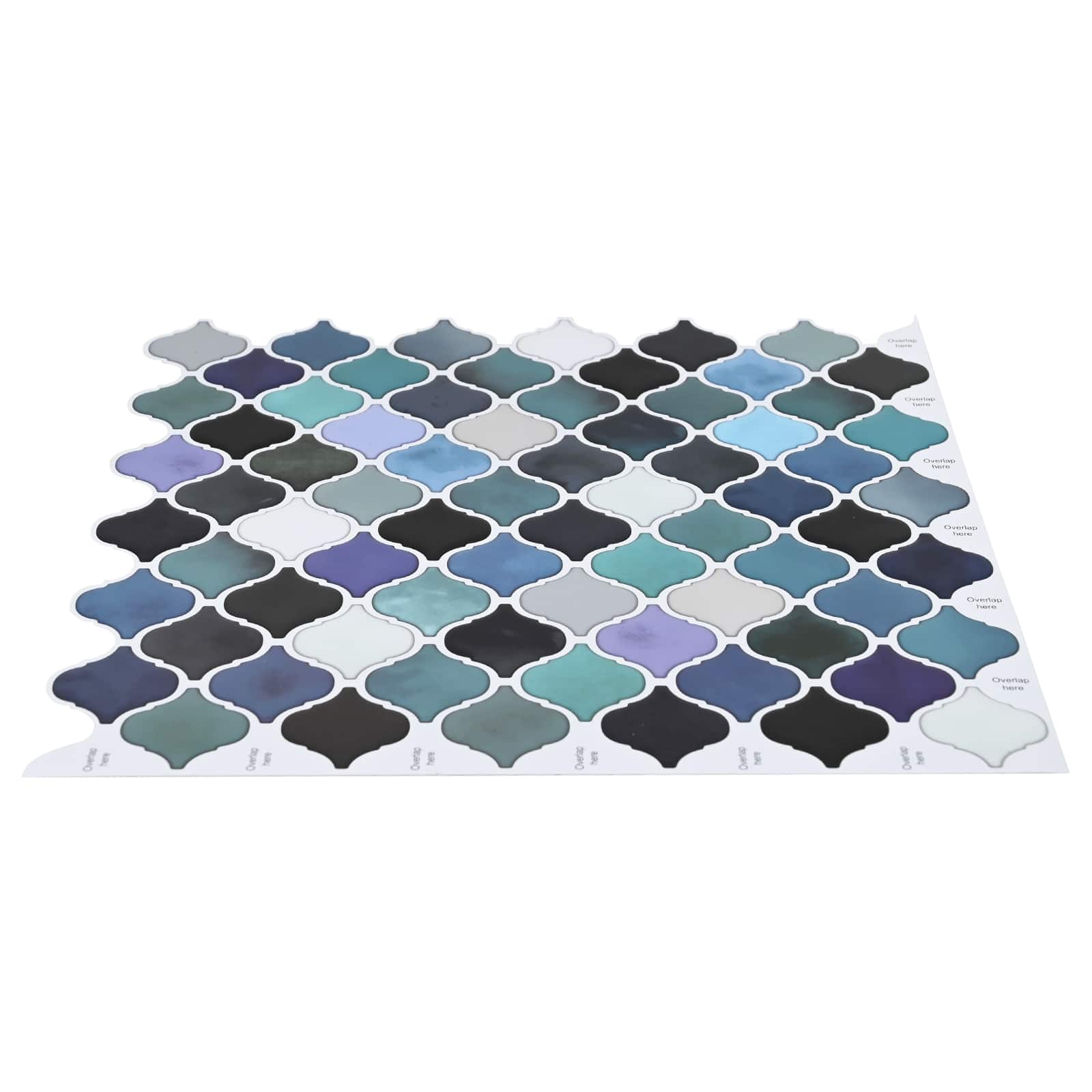 Lanturn ploča 20 pcs Plava Zelena 27 x 27 cm Poliuretan i PET