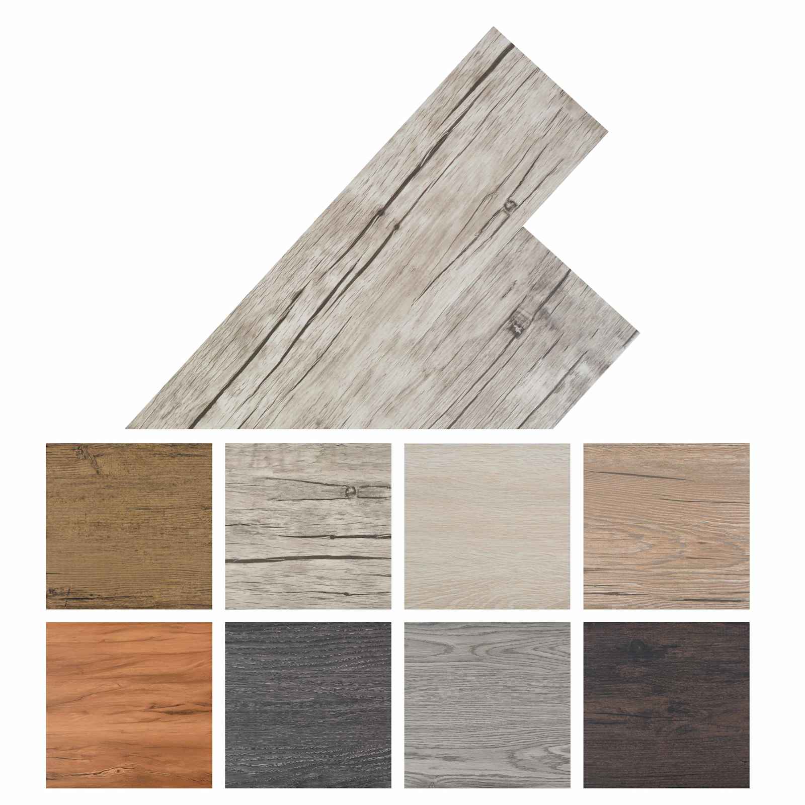 Samoljepljive PVC podne daske 30,5 x 61 cm 28 pcs PVC