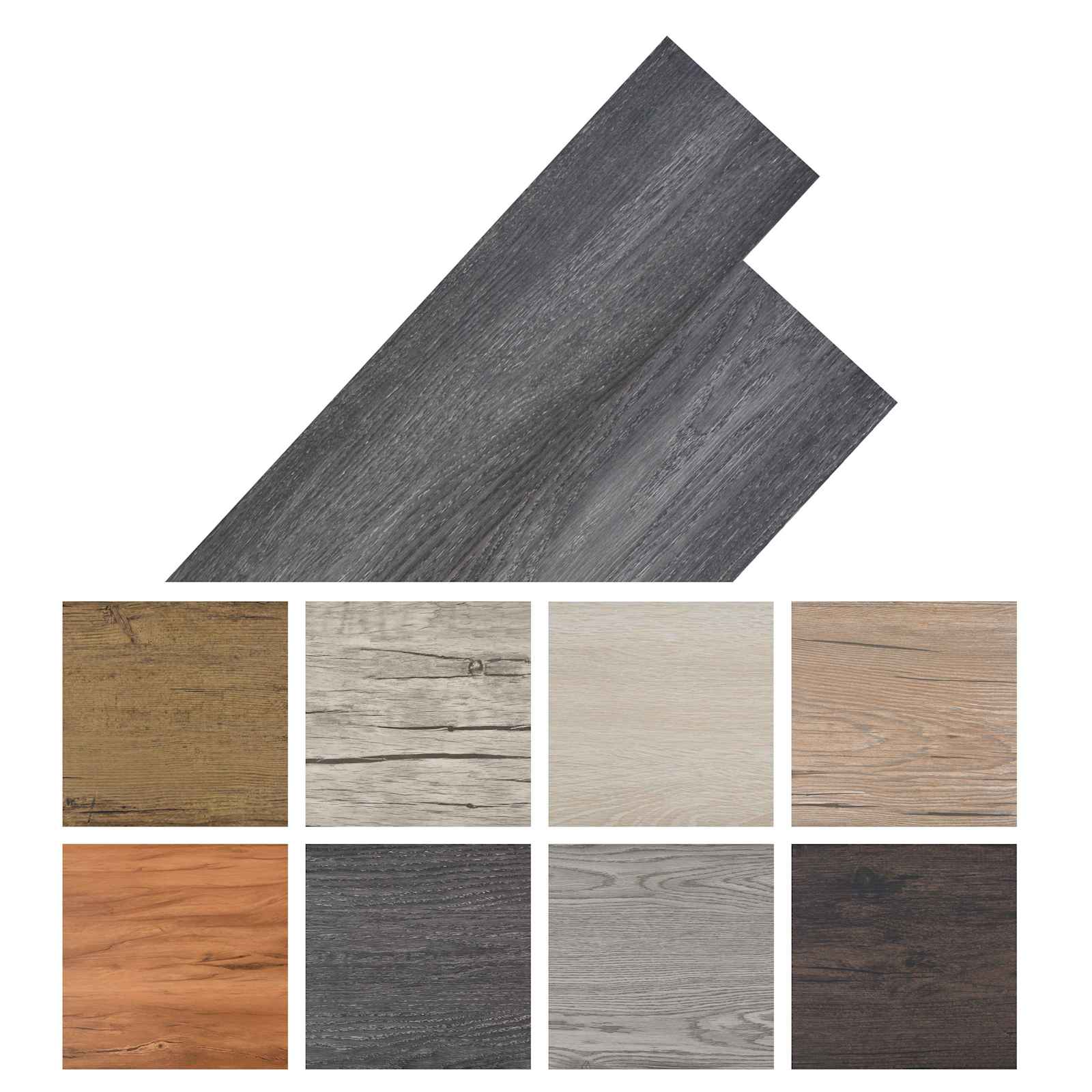 Samoljepljive PVC podne daske 30,5 x 61 cm 28 pcs PVC
