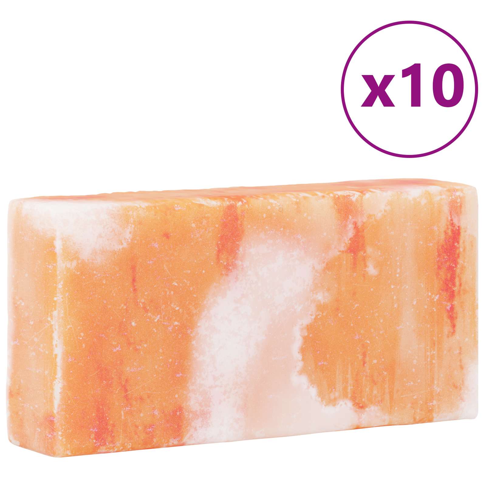 Kamenčići soli 10 pcs Ružičasta 20 x 10 x 5 cm Soli od kamena