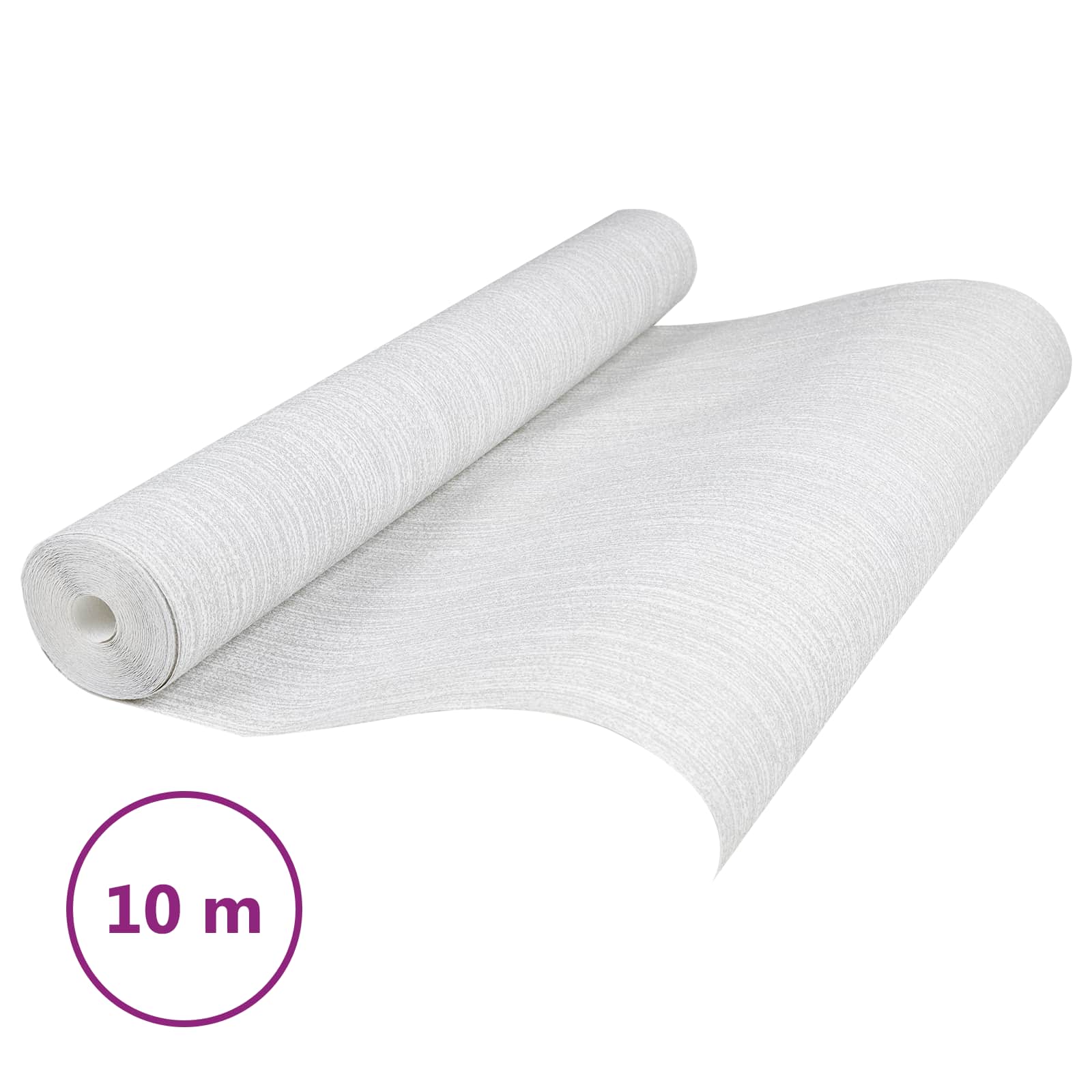 3D čvrsta tapeta Svjetlosiva 10 x 0,53 m N woven tkanina