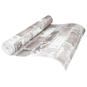 3D čvrsta tapeta Prugasti Opeka 10 x 0,53 m N woven tkanina