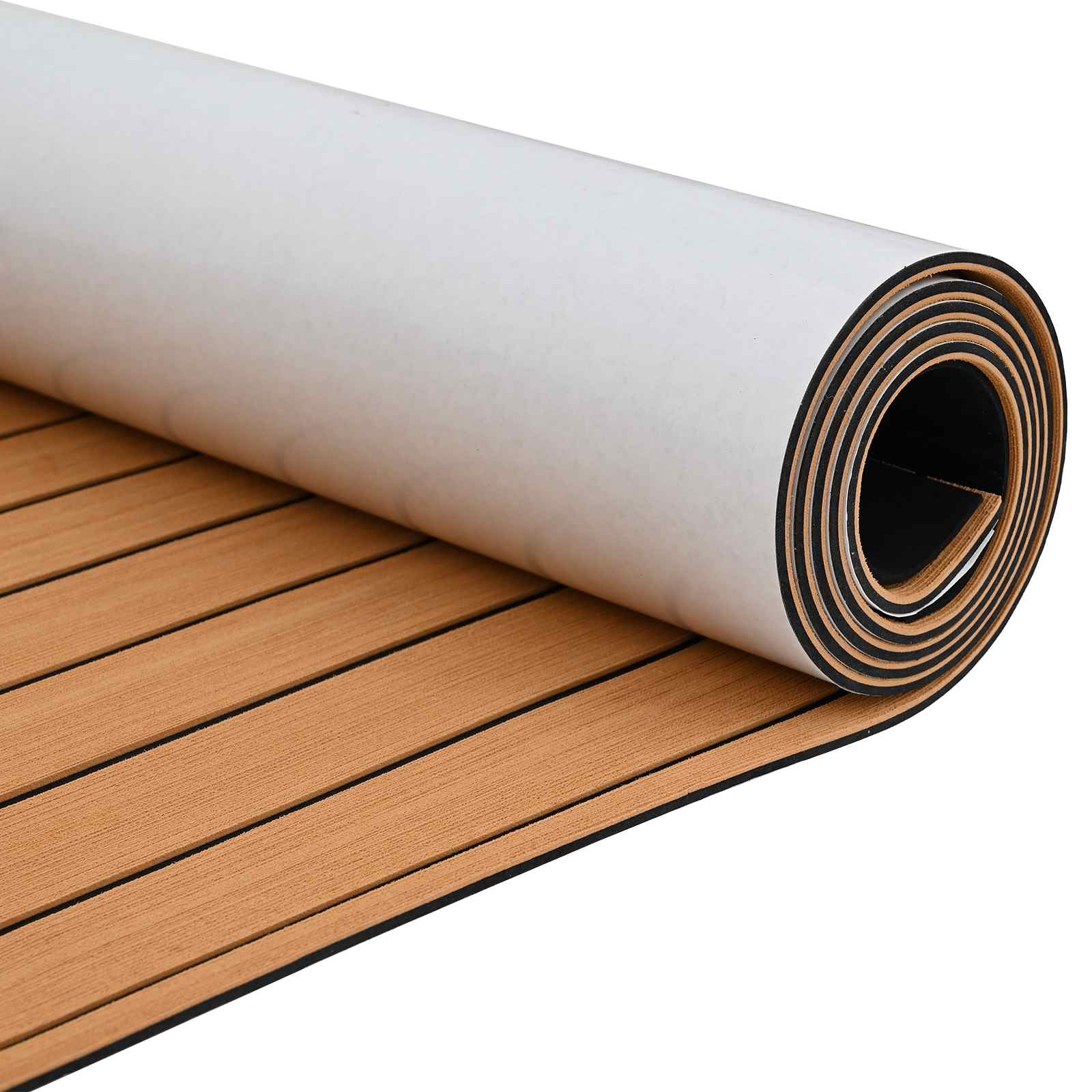 Prostirka za čamce Smeđa i crna 240 x 90 cm EVA
