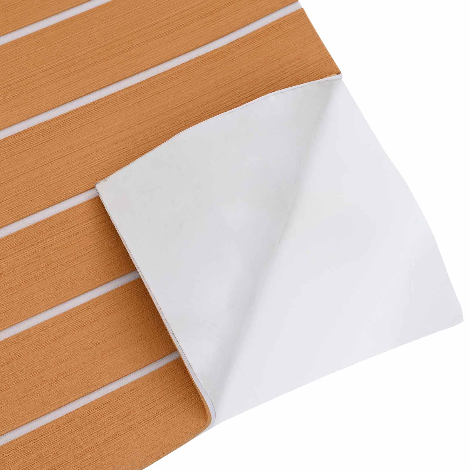Prostirka za čamce Prugasti Smeđa i bijela 240 x 90 cm EVA
