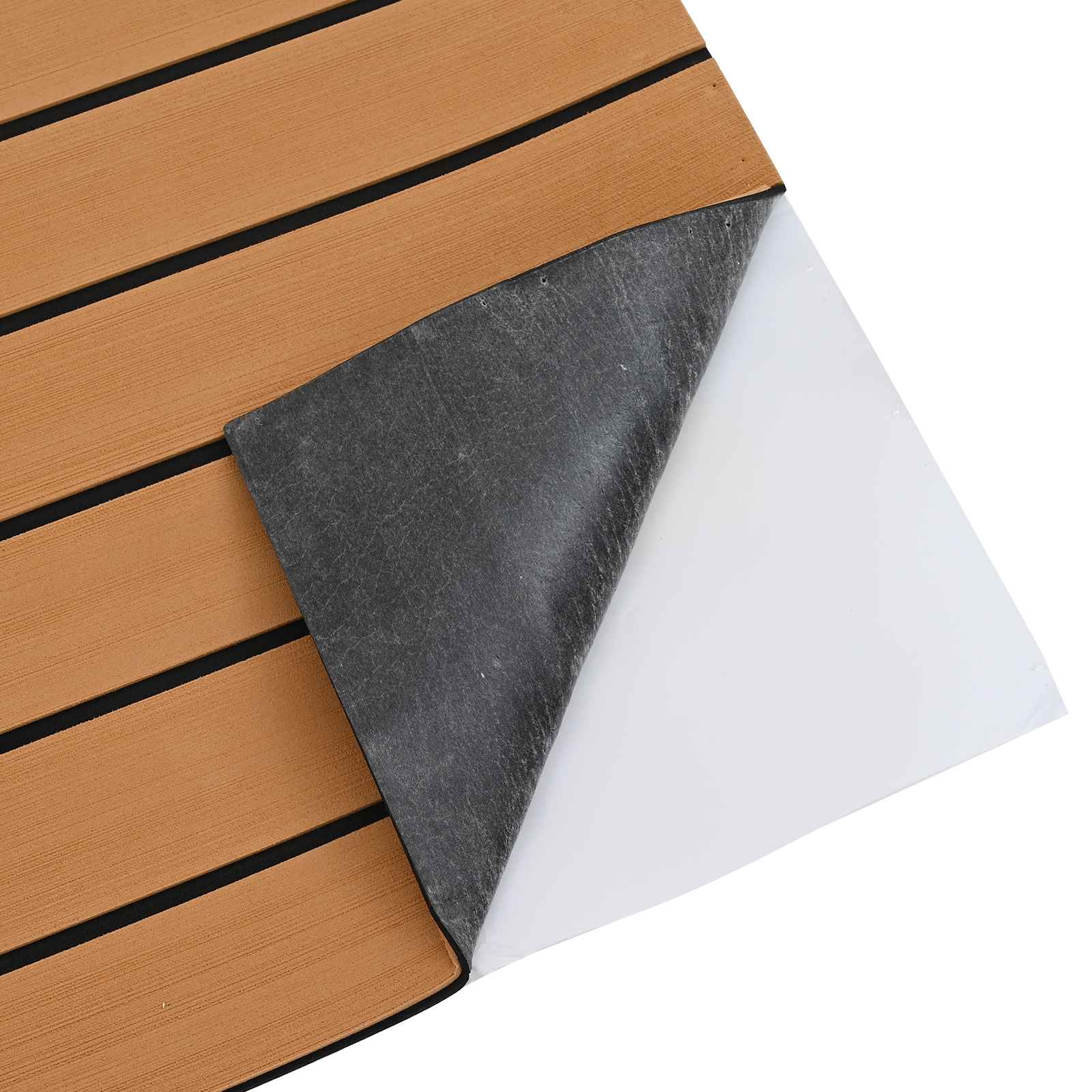 Prostirka za čamce Prugasti Smeđa i crna 240 x 60 cm EVA