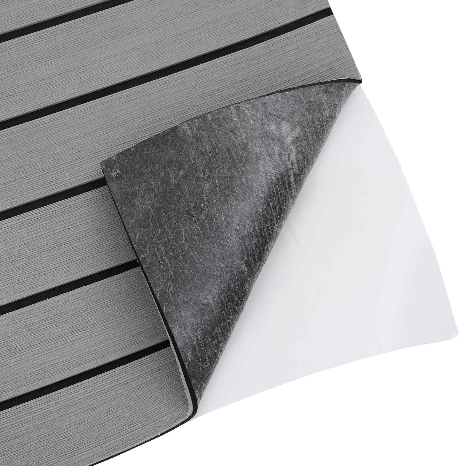 Prostirka za čamce Svijetlo siva i crna 240 x 60 cm EVA