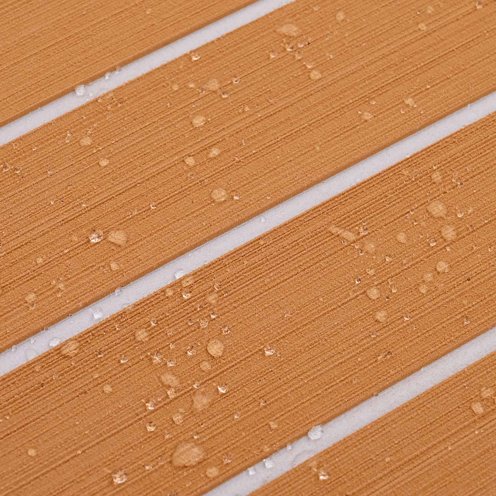 Prostirka za čamce Prugasti Smeđa i bijela 240 x 60 cm EVA