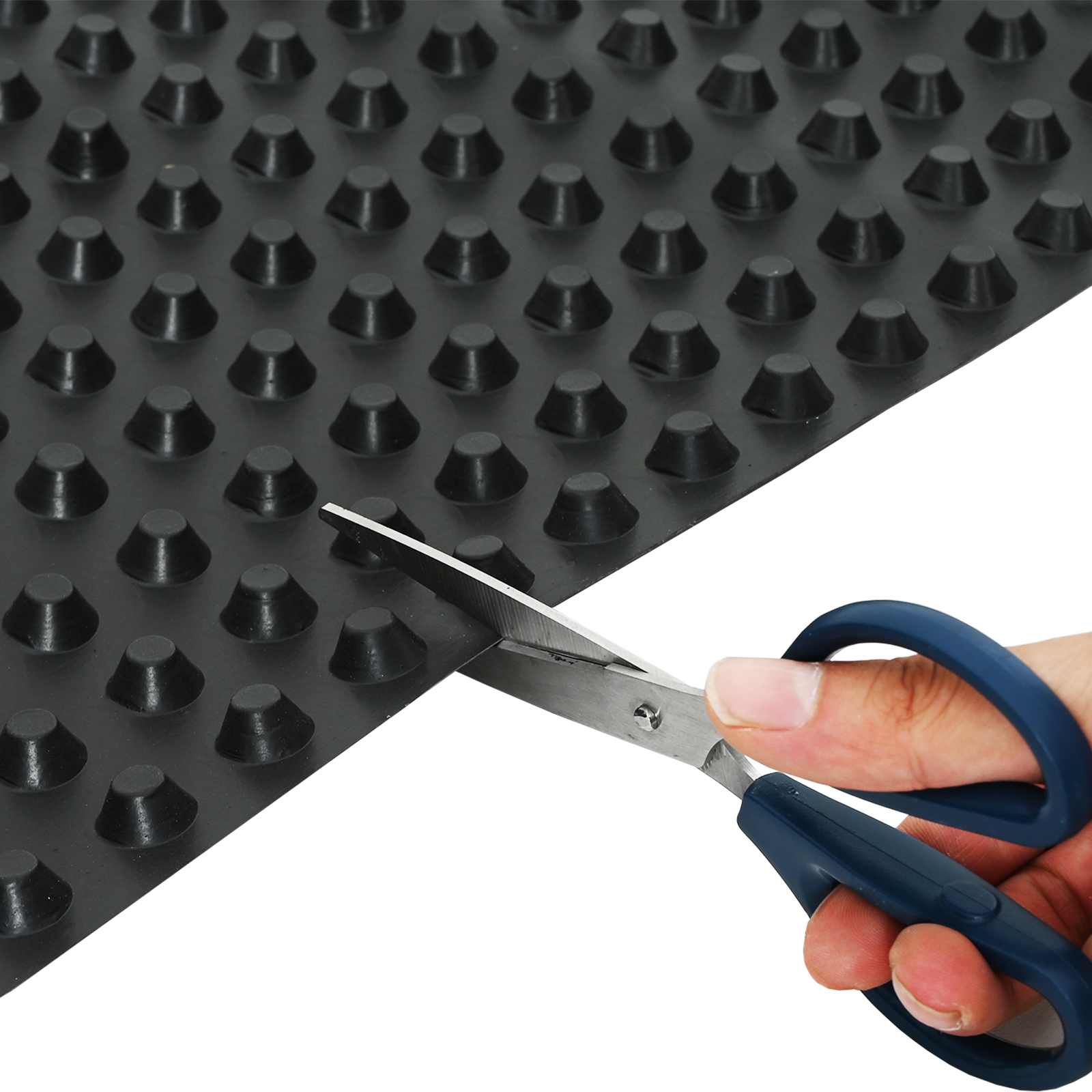 Pucketana odvodna ploča Crna 1 x 10 m HDPE