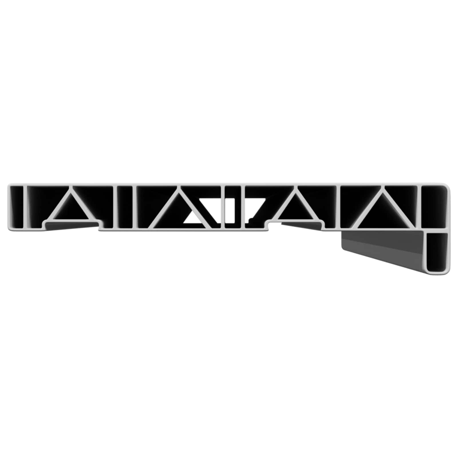 Prozorska klupčica Bijela 80 x 20 x 4,5 cm PVC
